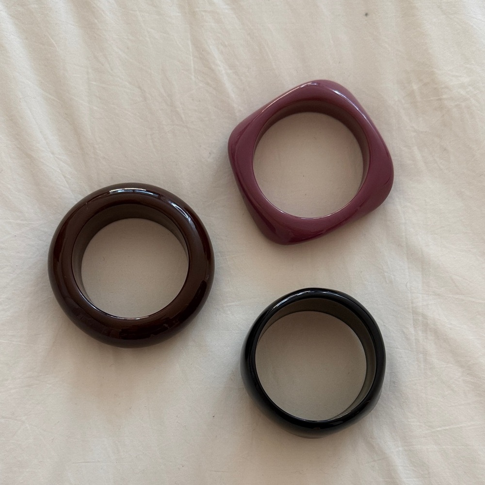 Set of Chunky Bracelets